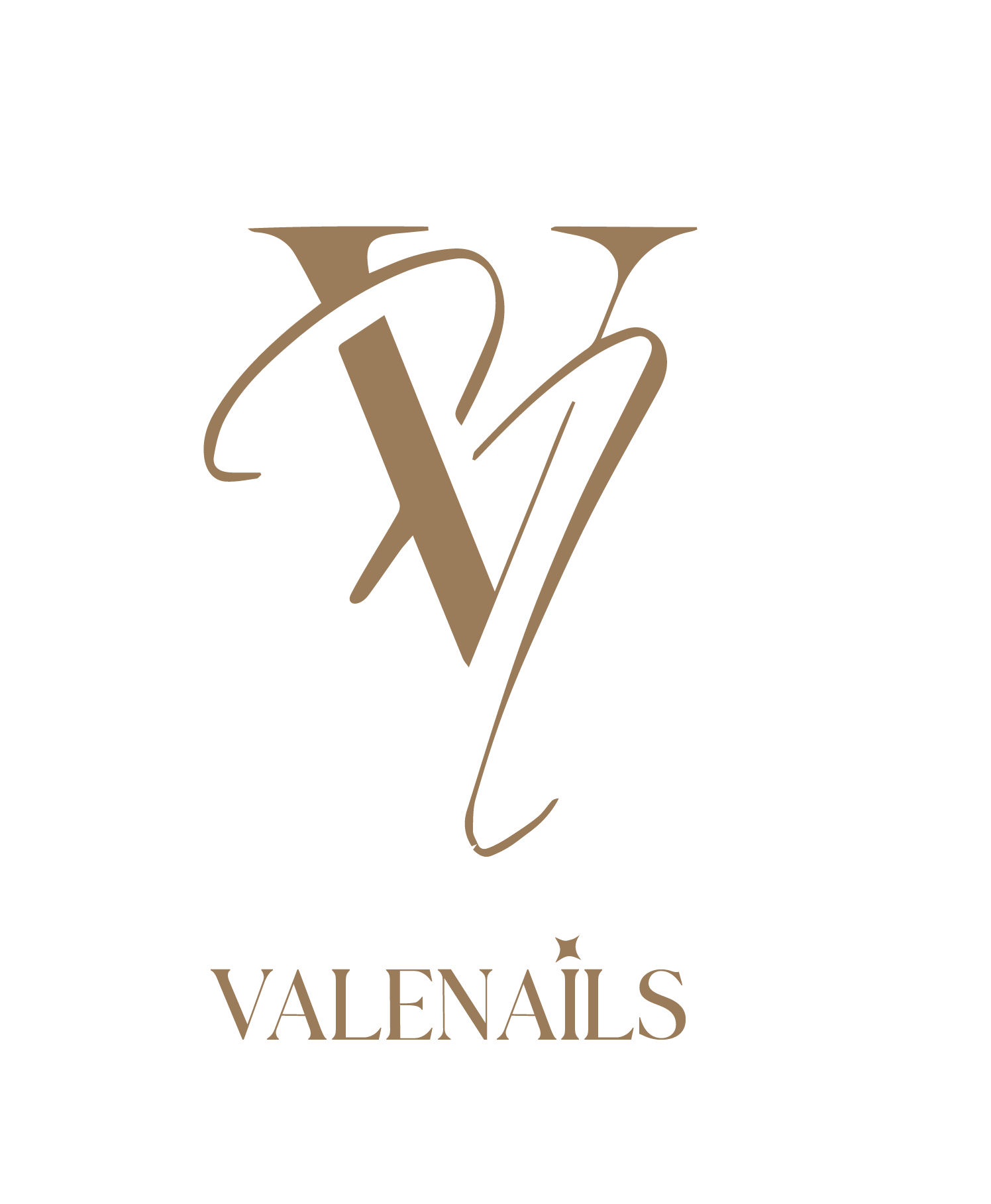 Vale Nails monogram and wordmark